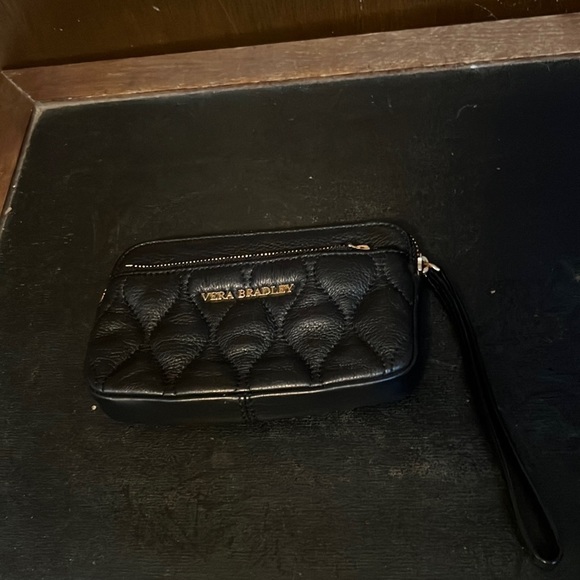 Vera Bradley Handbags - VERA bradley black leather wallet